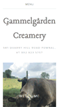 Mobile Screenshot of gammelgardencreamery.com